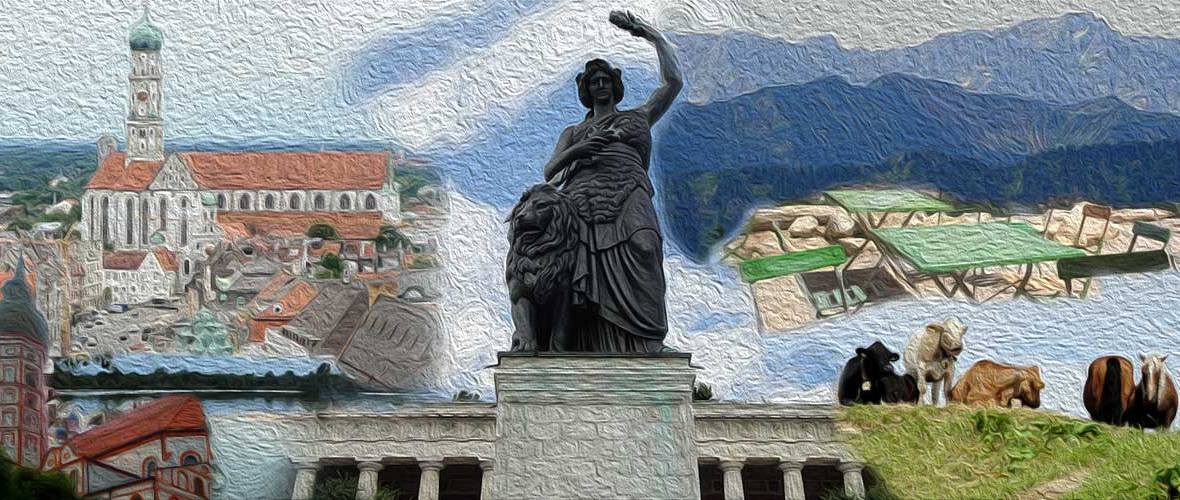 Headerbild Ausflugsziele Augsburg München Alpen