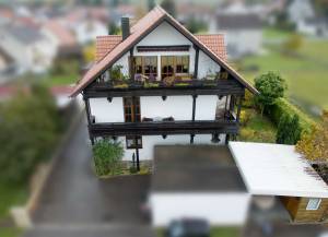 Ferienwohnung Zweifamilienhaus Ansicht Balkon